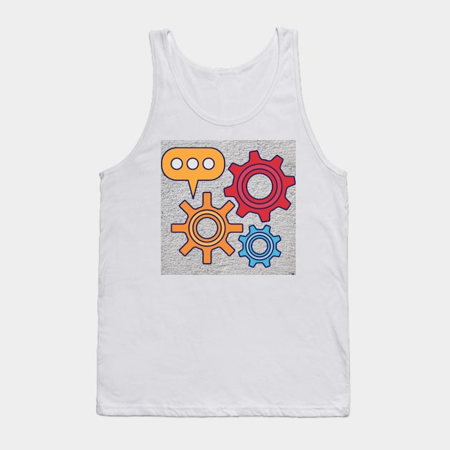 machine Tank Top by beleafcreativ